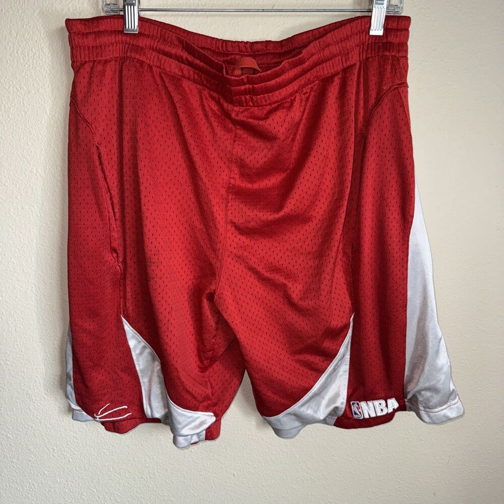 NBA Elevation Men’s Basketball Shorts Red/White